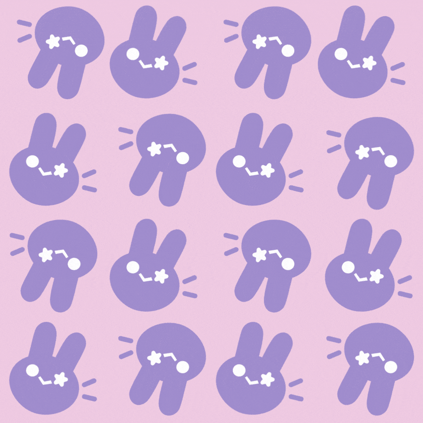 animacion del logo de bunny